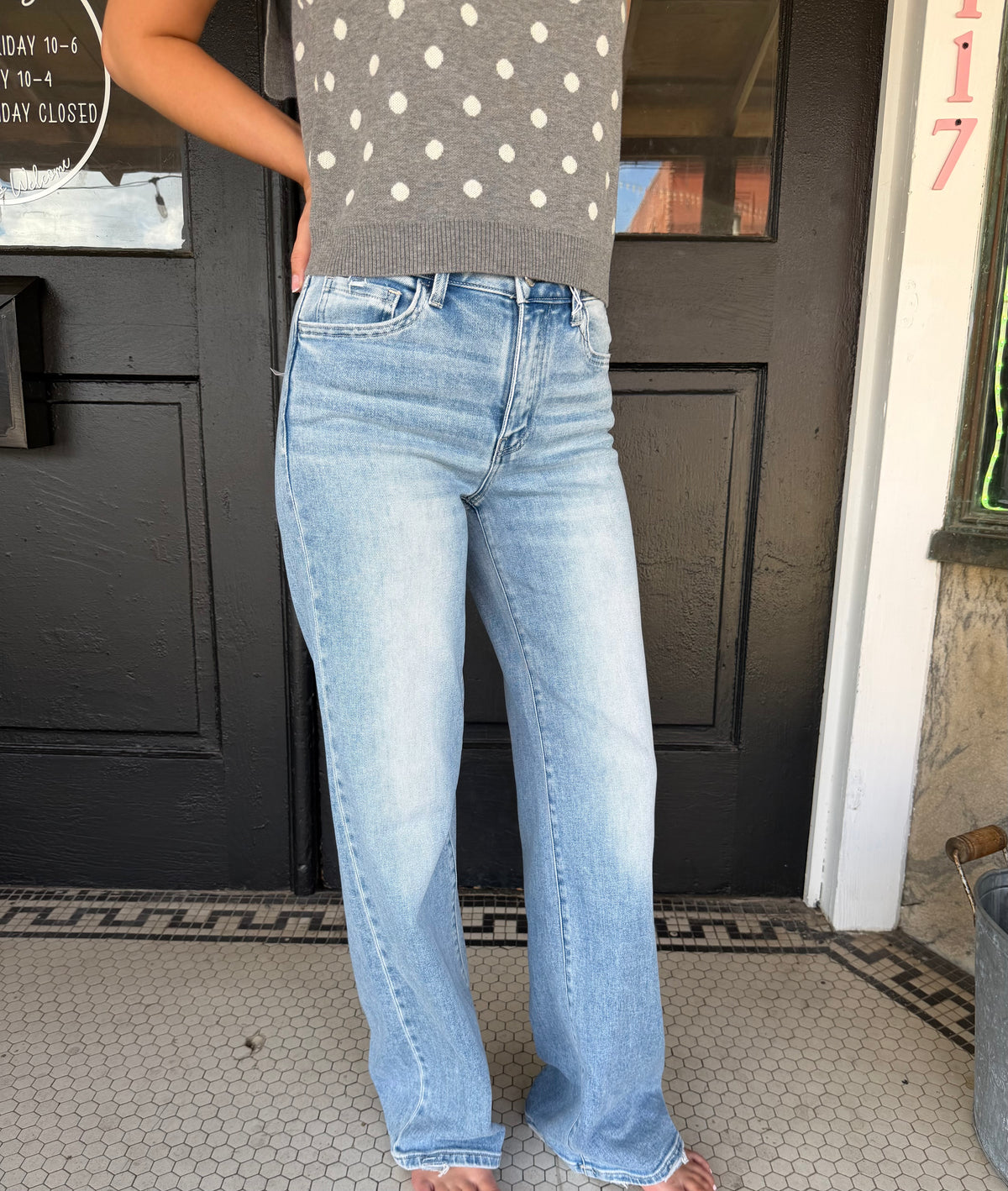High Rise Wide Jeans
