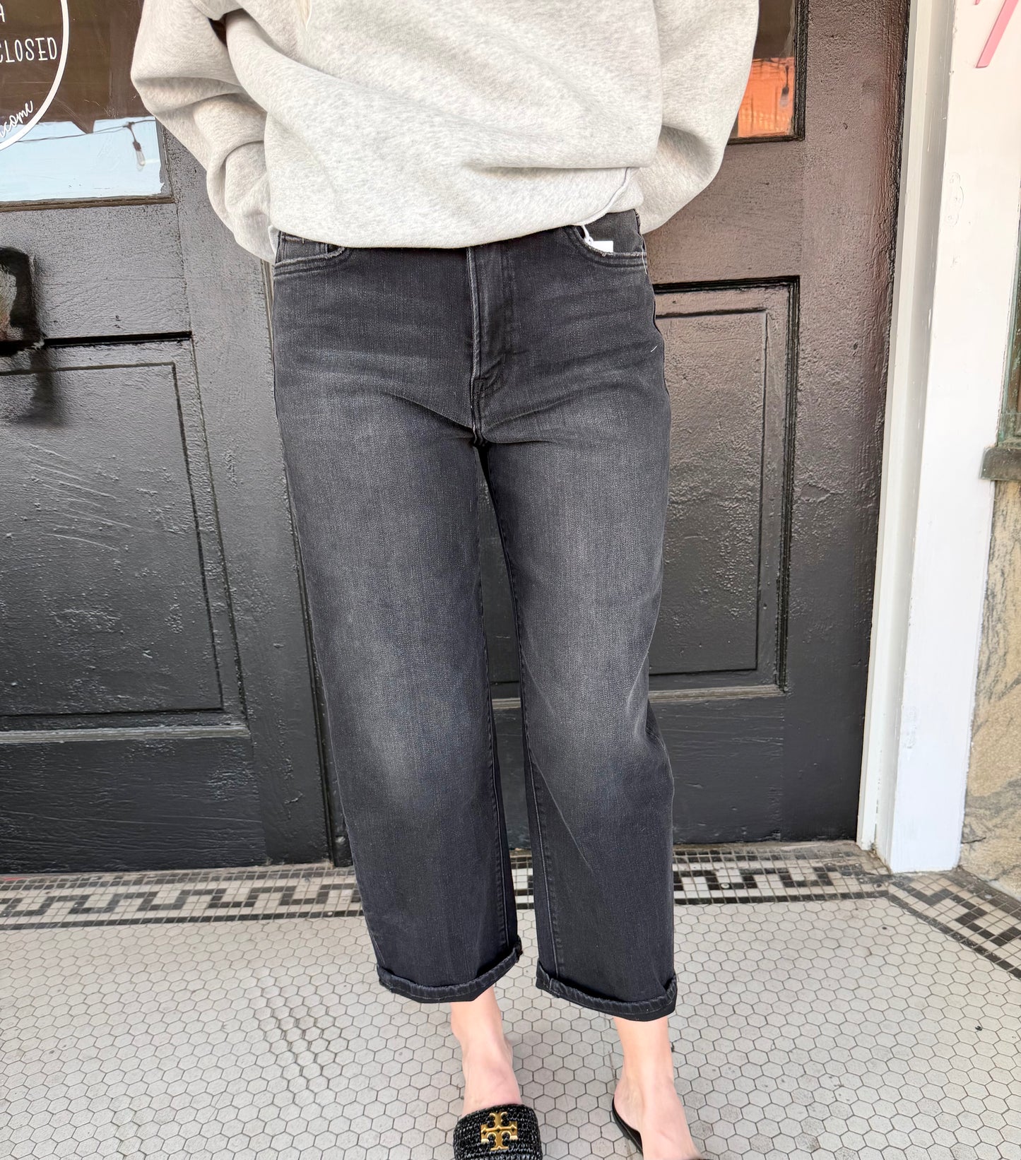 Super High Rise Wide Barrel Jeans
