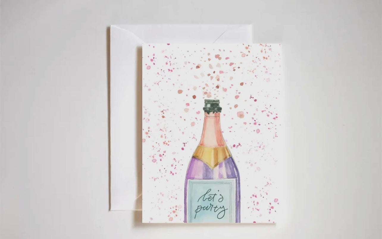 Let’s Party Champagne Popping Birthday