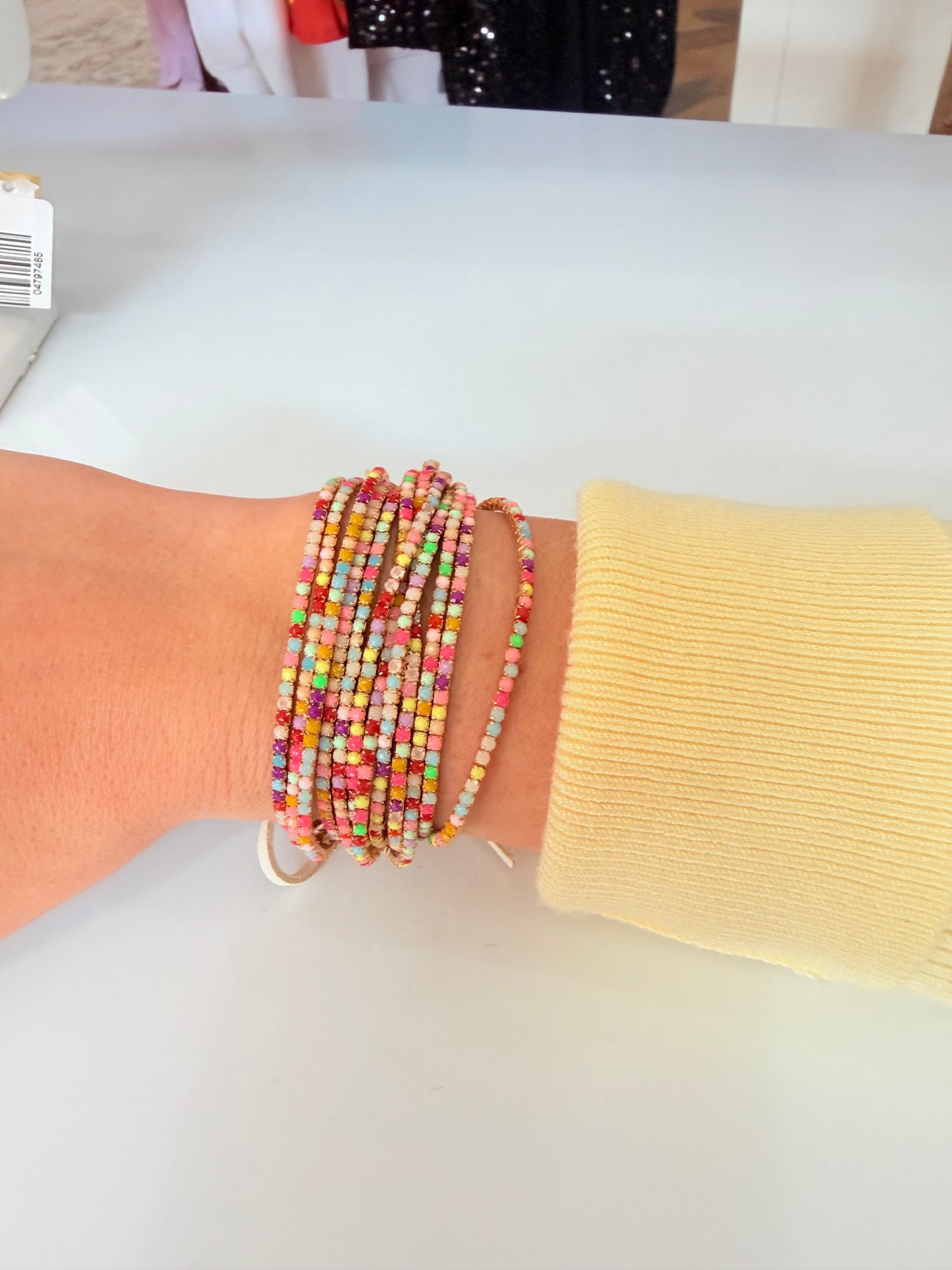 Multi Color Bead Bracelet