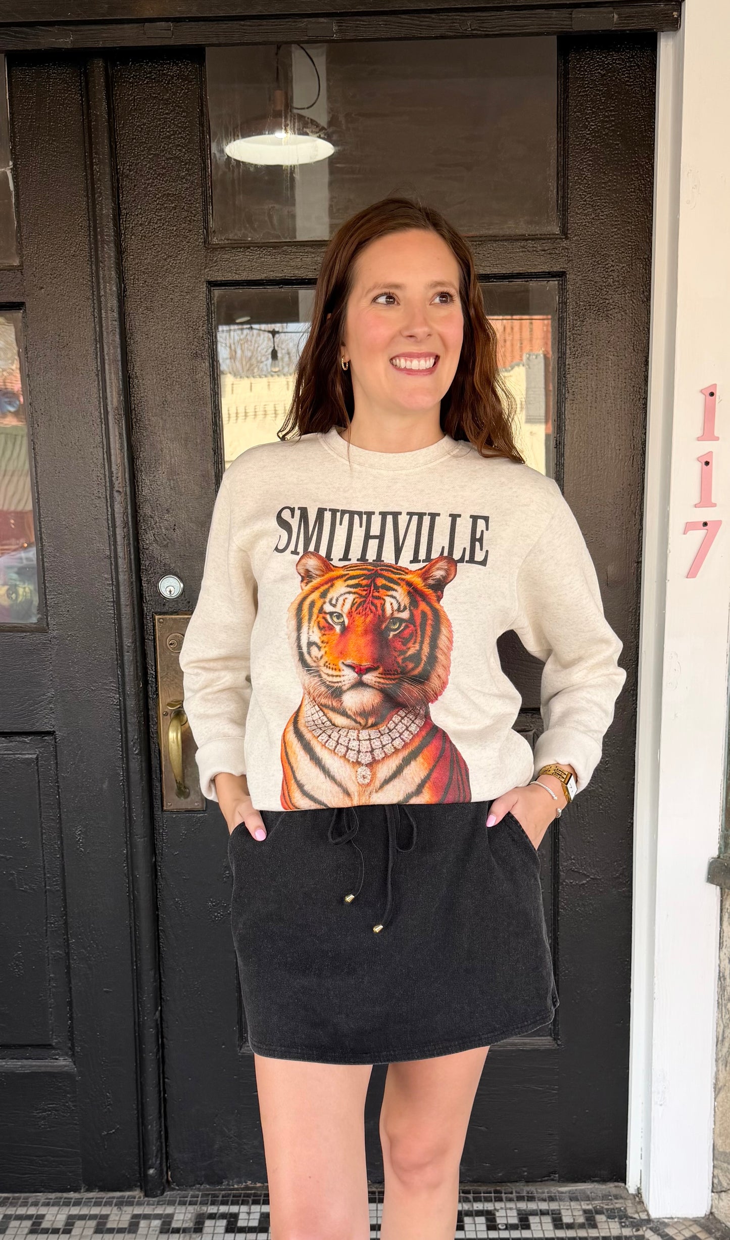 Refined Denim Stretch Skort