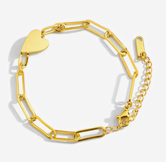 You Are My Side Heart Bracelet