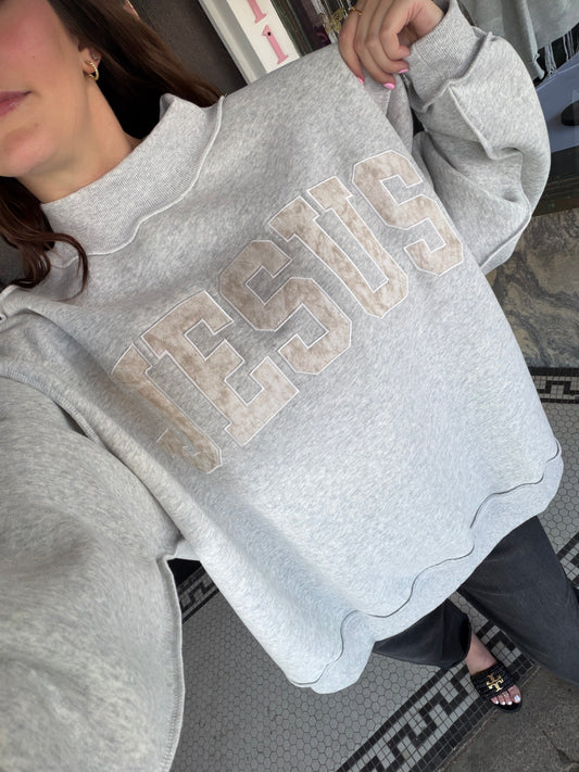 Jesus Camo Embroidered Sweatshirt