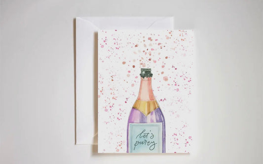 Let’s Party Champagne Popping Birthday