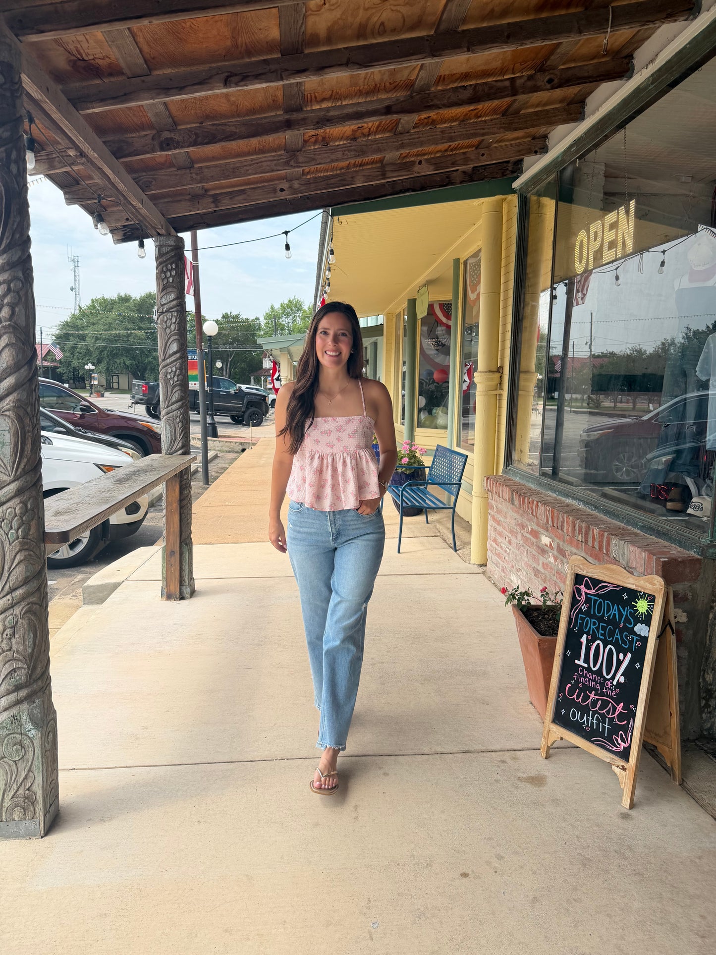 Floral Babydoll Top