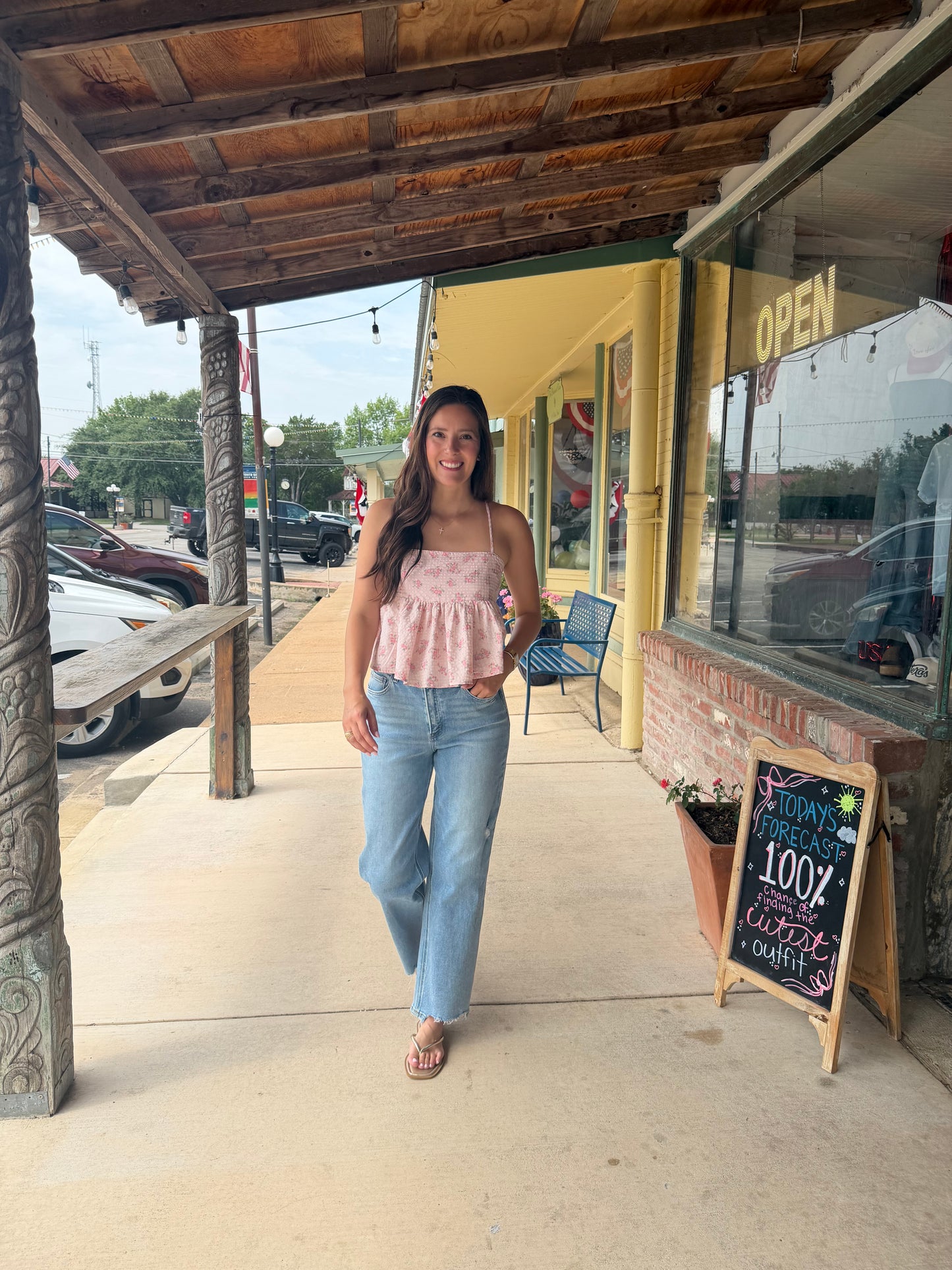 Floral Babydoll Top