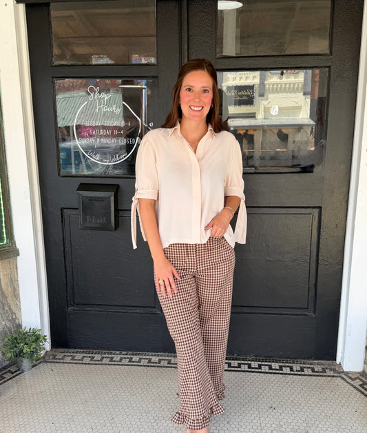 Lainey Tie Sleeve Top