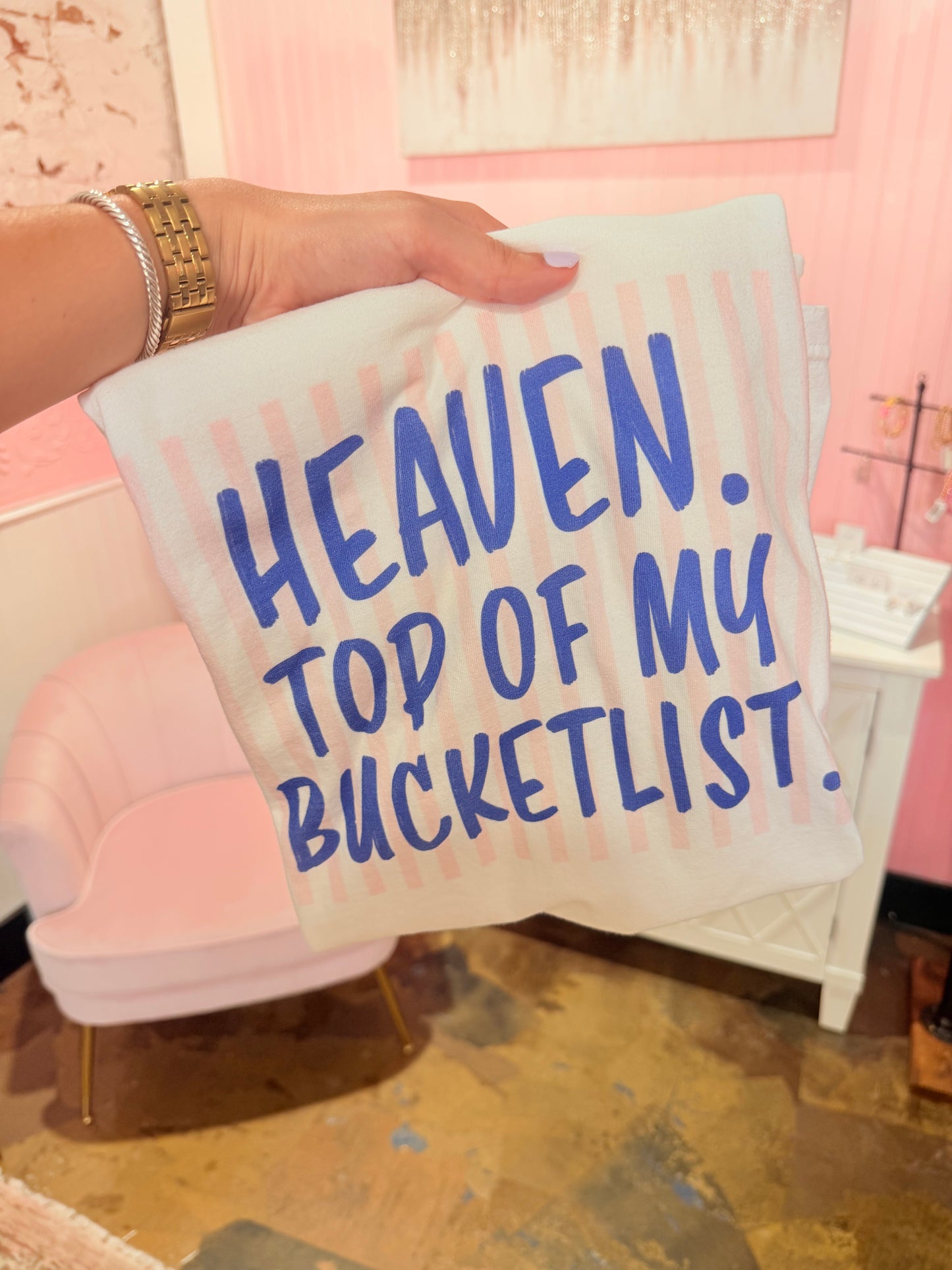 Heaven Bucket list Graphic Tee