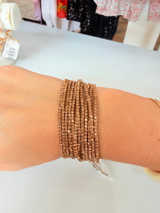 Bronze Bead Bracelet