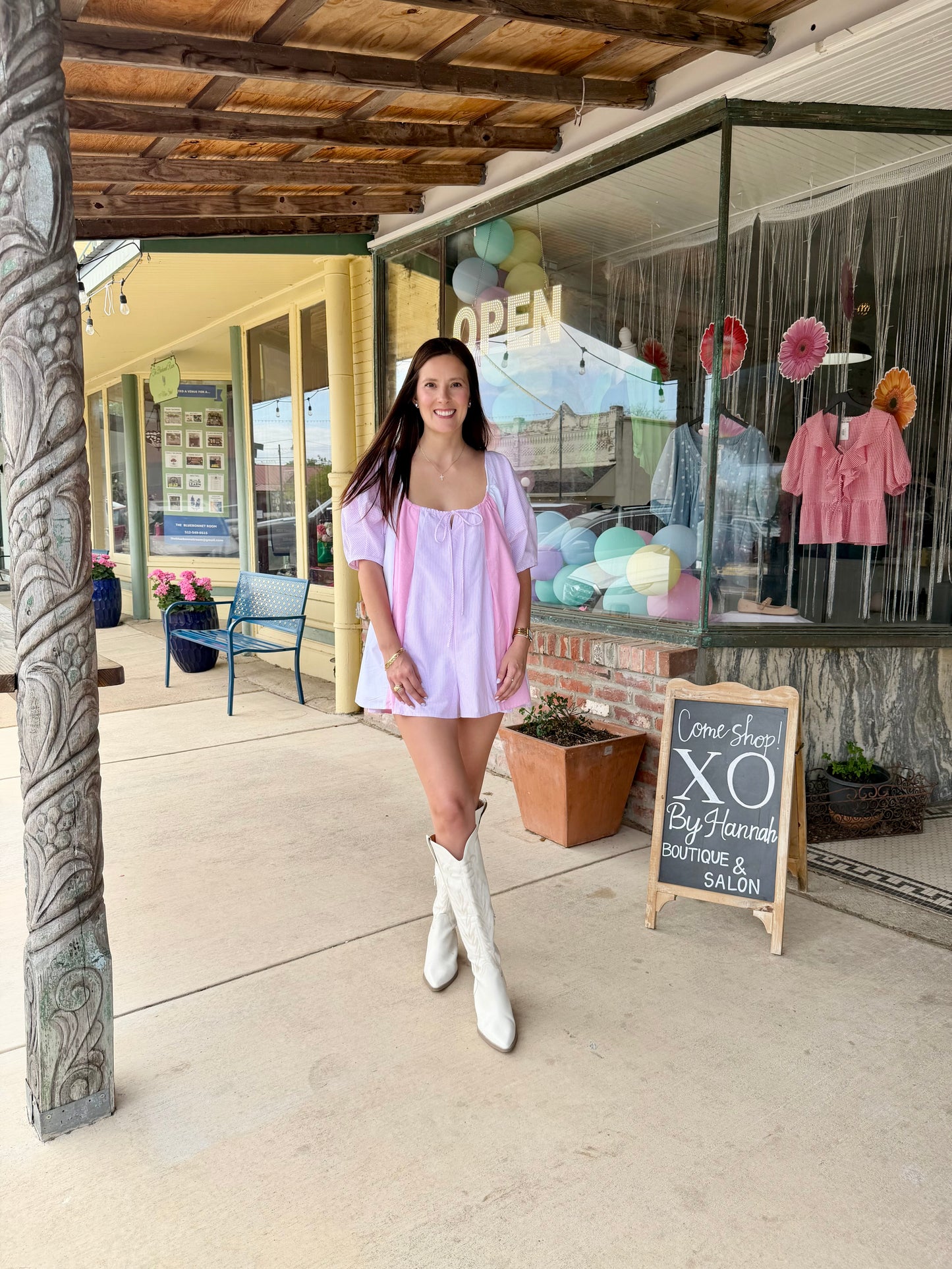 Multi Pink Romper