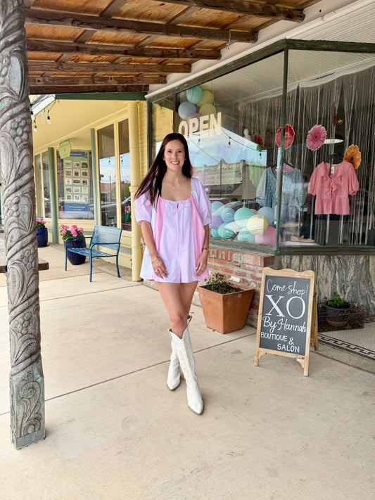 Multi Pink Romper