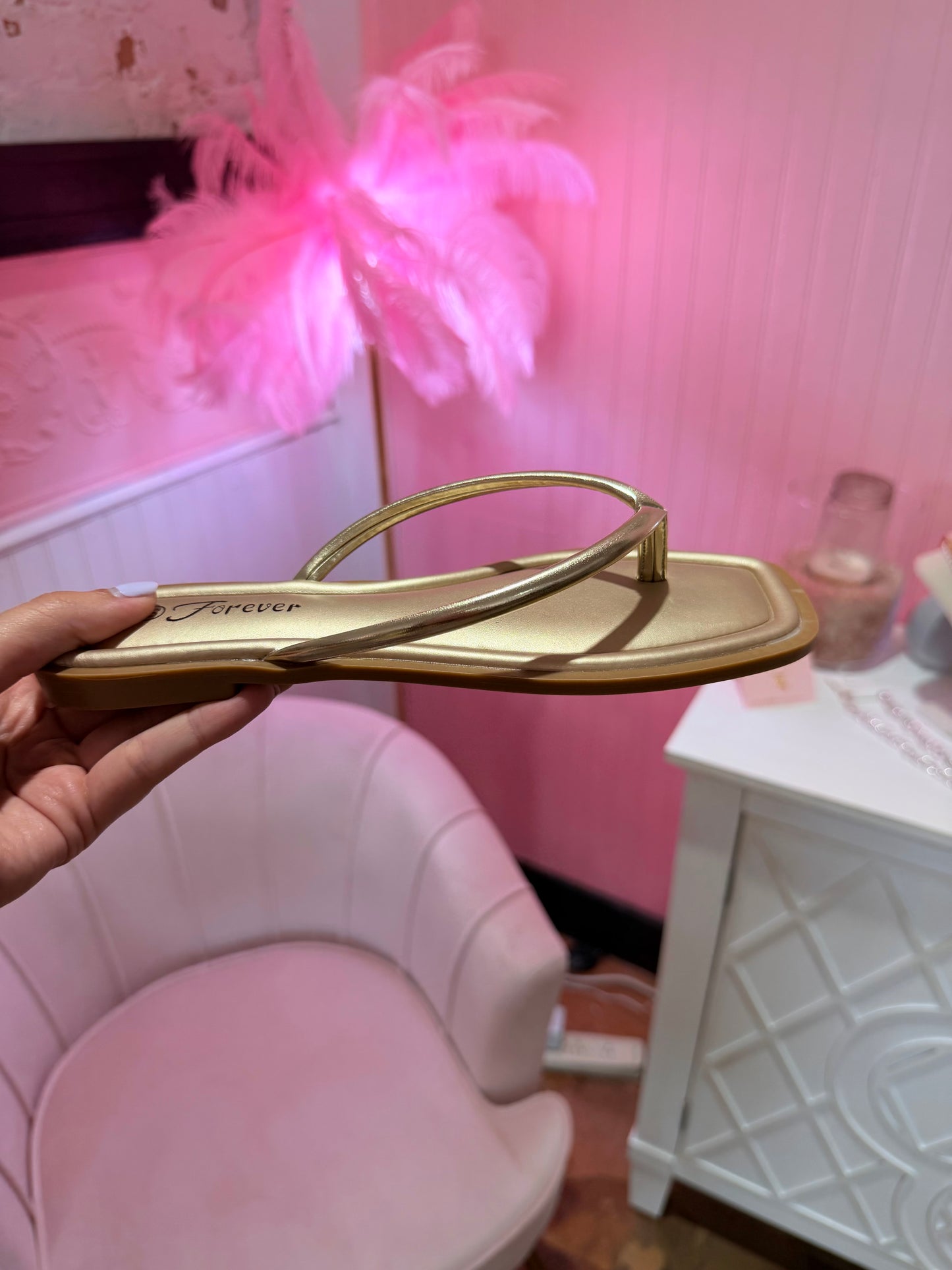 Gold Flip Flop