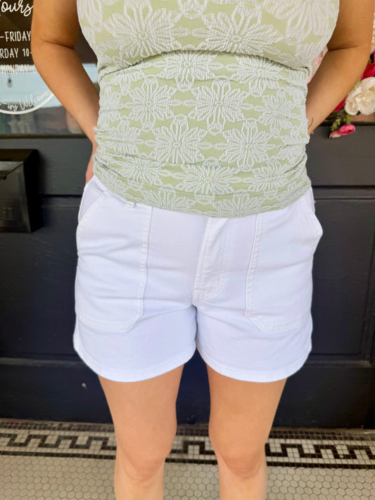 Super High Rise Optic Shorts