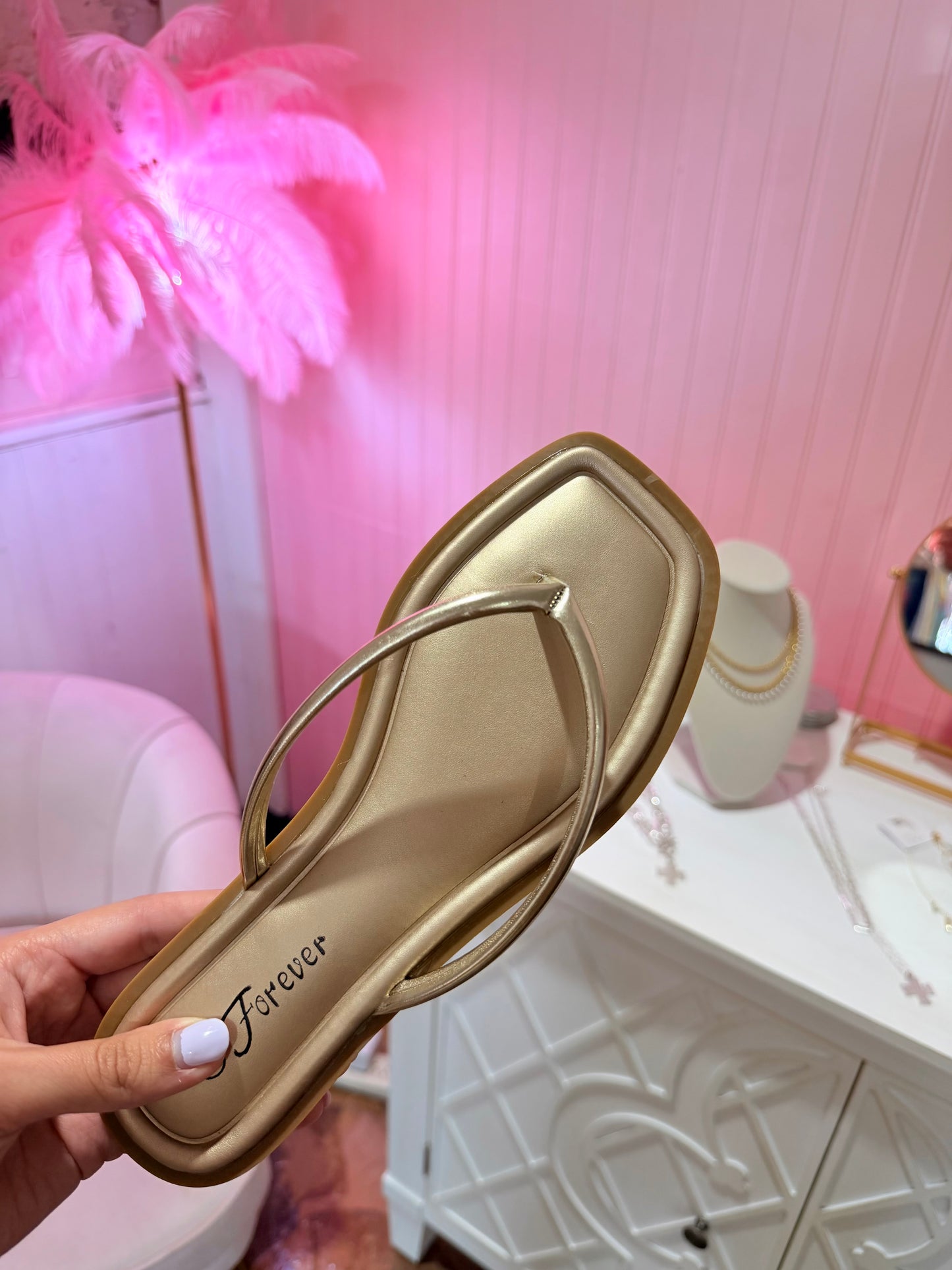 Gold Flip Flop