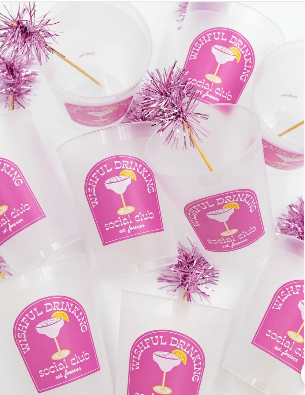 Wishful Drinking Reusable Party Cups (Set of 10)