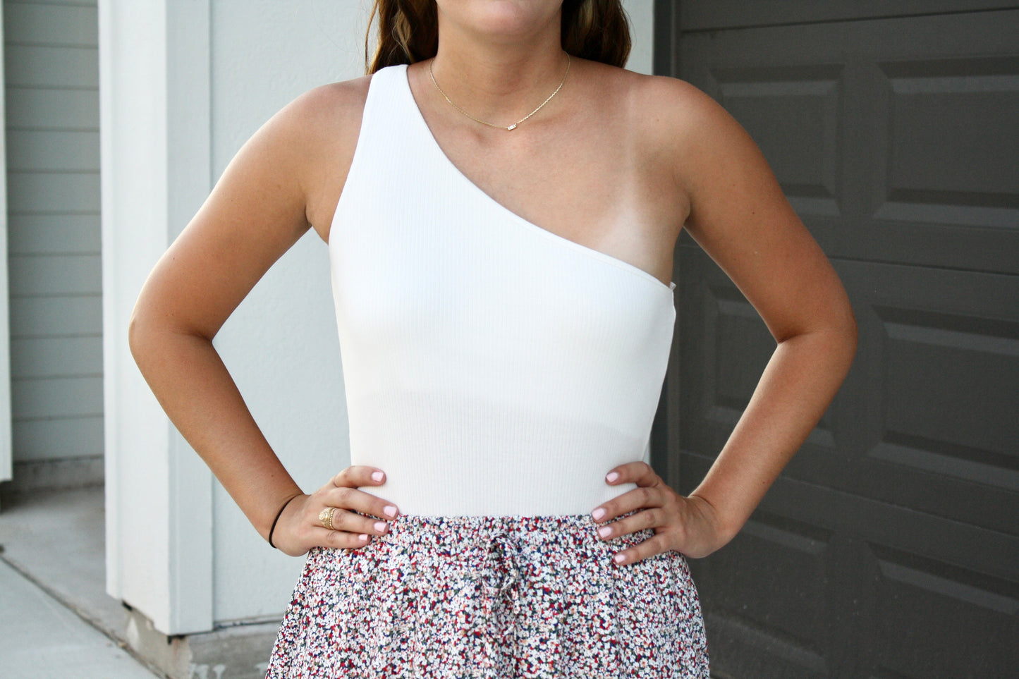 One Shoulder Bodysuit