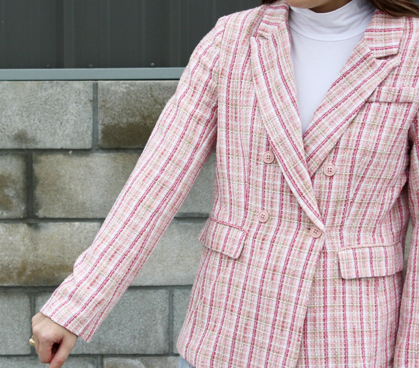 Fashionable Tweed Blazer