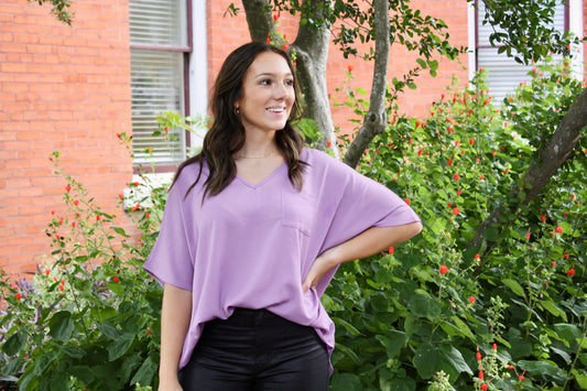 Lilac Pocket Tunic
