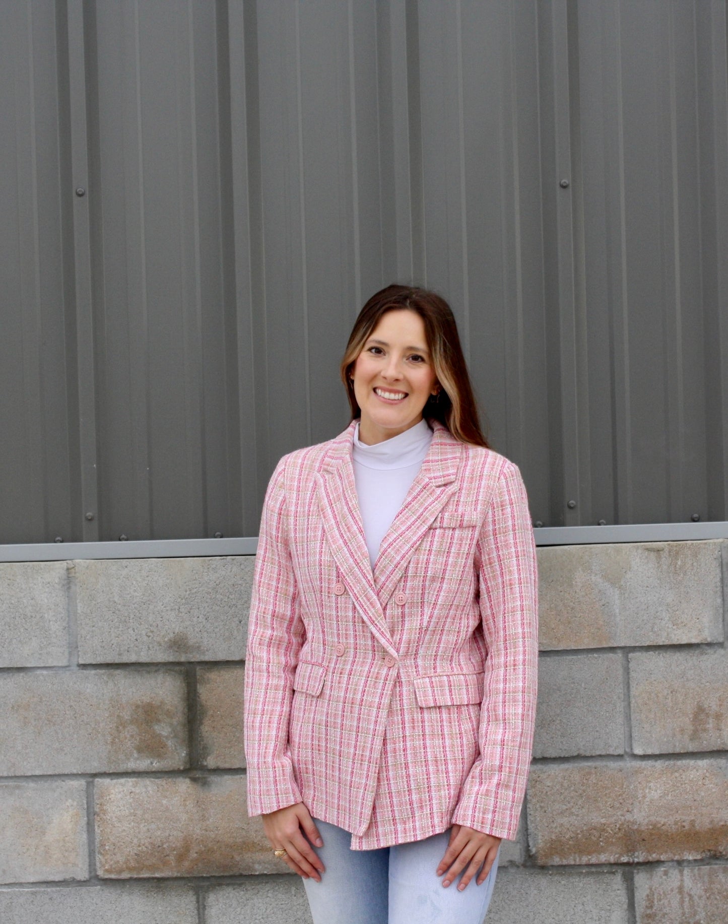 Fashionable Tweed Blazer