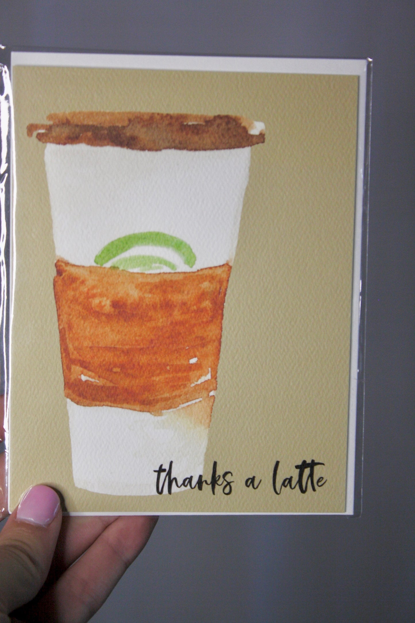 Thanks a Latte card